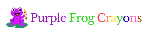 Purple Frog Crayons
