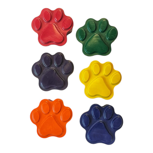 Paw Print Crayons