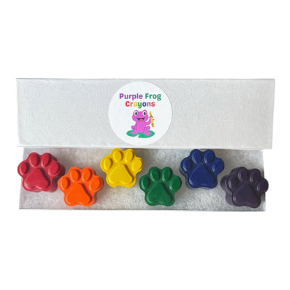Paw Print Crayons