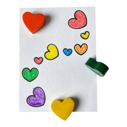 Classic Hearts Crayons