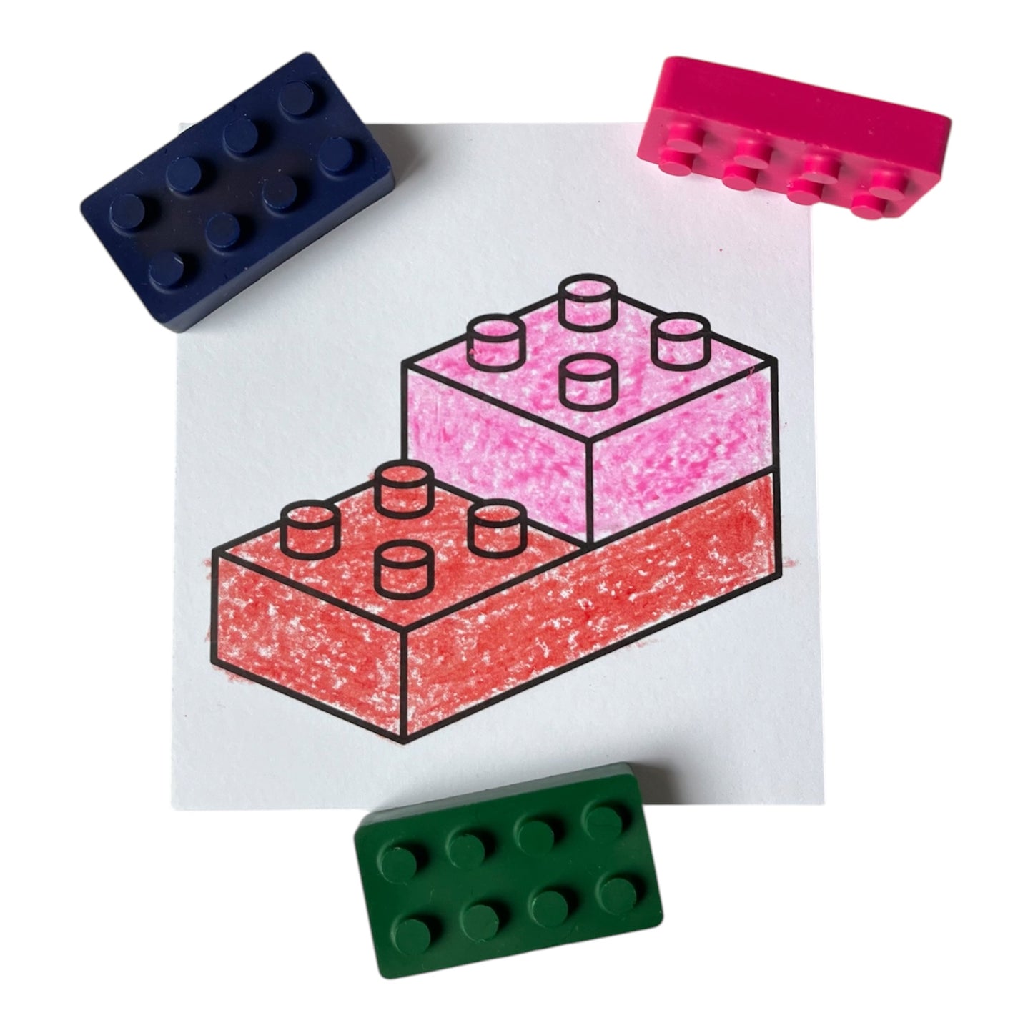 Brick Building Block Crayons