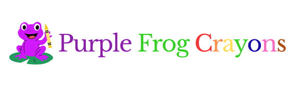 Purple Frog Crayons